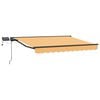 vidaXL Manueller Markisenrahmen mit LEDs Sand 2,5 x 2 m