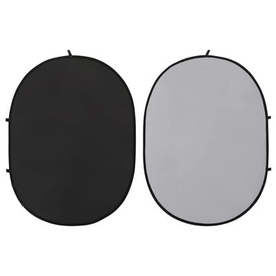 VidaXL Fotostudio Set – Schwarzer Hintergrund 600x300 Cm, 2 Tageslichtleuchten & Stativ | Inkl. Tragetasche, Für Porträt- & Produktfotografie