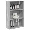 vidaXL Badezimmer-Wandschrank Graues Sonoma 40 x 16 x 62,5 cm