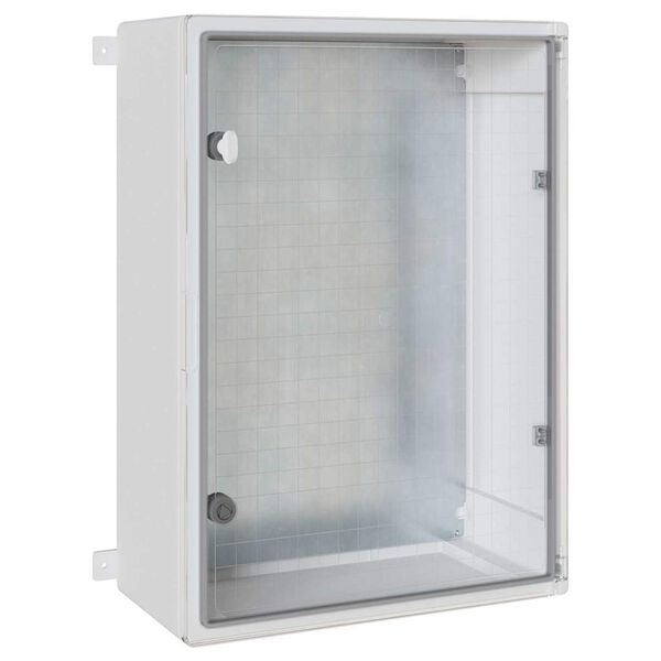 vidaXL Steuerungsschrank Grau 50 x 24,5 x 70 cm ABS Kunststoff