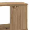 vidaXL Wandregal Artisan-Eiche 100x15x70 cm Holzwerkstoff