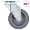 vidaXL 24 Stk. Lenkrollen 75 mm