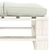 vidaXL 8-tlg. Paletten-Lounge-Set mit Kissen in Beige Holz