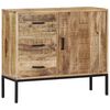 vidaXL Sideboard 88x30x71 cm Massivholz Mango