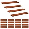 vidaXL Treppenstufen 20 stk. 120 x 25 x 2 cm Braun Massivholz Buche