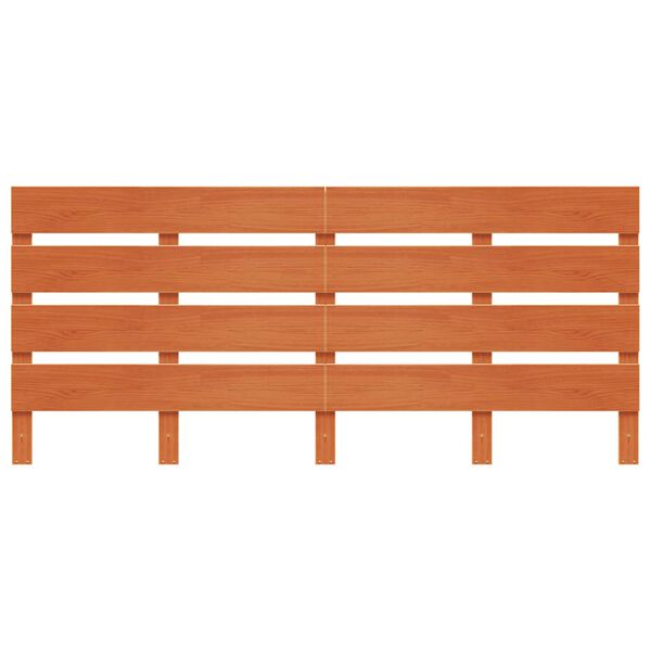 vidaXL Kopfteil Wachsbraun 180 cm Massivholz Kiefer