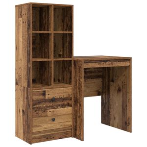 vidaXL Schreibtisch Altholz 105,5 x 50 x 127 cm 2 stk.