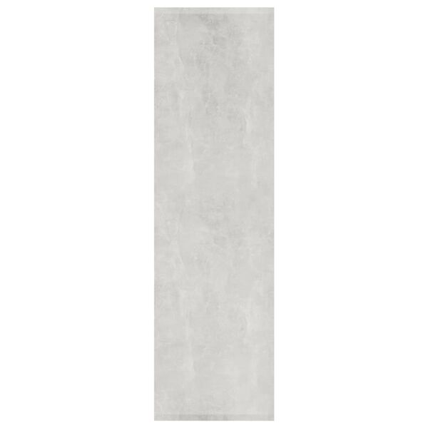 vidaXL B&uuml;cherregal/Raumteiler Betongrau 80x30x103 cm Holzwerkstoff