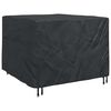 vidaXL M&ouml;belbezug Schwarz 135 x 135 x 90 cm 210D Oxford Stoff