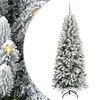 vidaXL K&uuml;nstlicher Weihnachtsbaum Wei&szlig; 150 cm