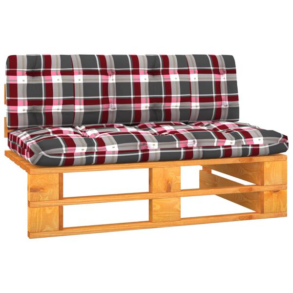 vidaXL Garten-Mittelsofa Paletten Honigbraun Impr&auml;gniertes Kiefernholz