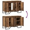 vidaXL Waschbeckenunterschrank Altholz 91 x 35 x 60 cm Holzwerkstoff