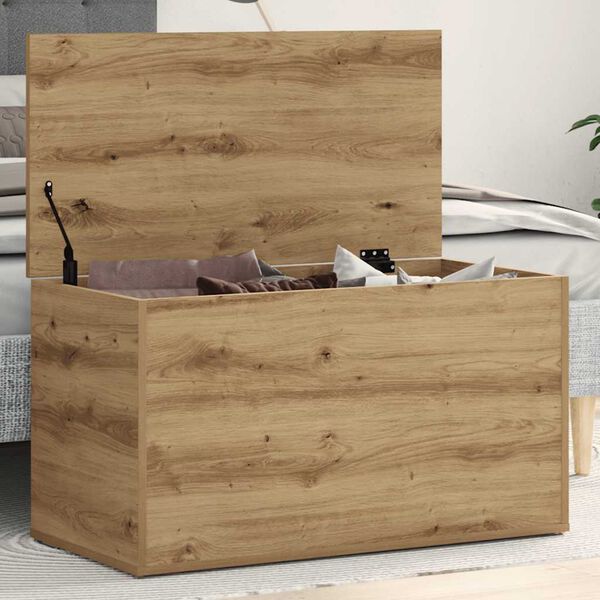 vidaXL Aufbewahrungstruhe Artisan-Eiche 84x42x46 cm Holzwerkstoff