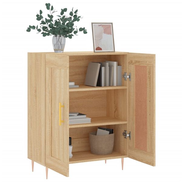 vidaXL Sideboard Sonoma-Eiche 69,5x34x90 cm Holzwerkstoff
