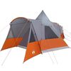 vidaXL Teepee Zelt mit Dach Grau und Orange 720 x 465 x 295 cm