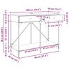 vidaXL Konsolentisch Altholz 100 x 39 x 78,5 cm Holzwerkstoff