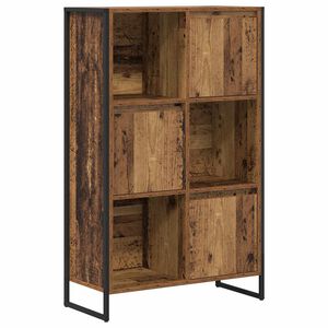 vidaXL B&uuml;cherregal 68 x 30 x 108.5 cm Holzwerkstoff Altholz