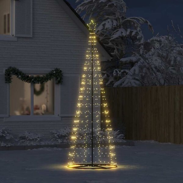 vidaXL LED Tannenbaum 550 LEDs Warmwei&szlig; 300 cm