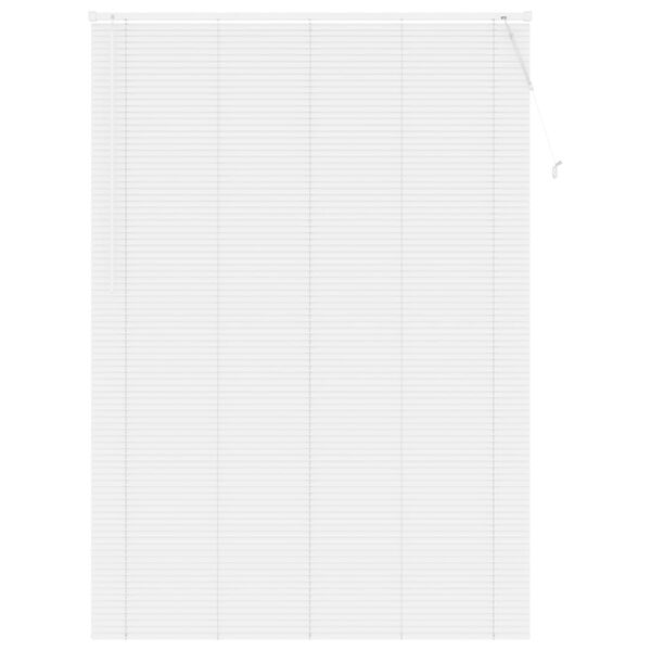 vidaXL Venetianer Jalousie Verstellbar Wei&szlig; 213 x 150 cm PVC
