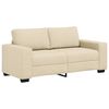 vidaXL 2-Sitzer-Sofa Creme 140 cm Stoff