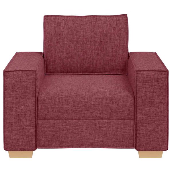 vidaXL Sofa Stuhl Weinrot 100x78x84 cm Stoff