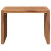 vidaXL Garten-Beistelltisch Braun 50 x 32,5 x 35 cm Massivholz Teak