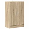 vidaXL Schuhschrank Sonoma-Eiche 60x35x92 cm Holzwerkstoff