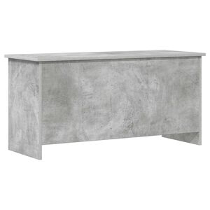 vidaXL Aufbewahrungstruhe Betongrau 100 x 40 x 50 cm Holzwerkstoff