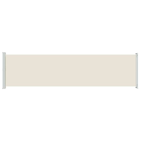 vidaXL Seitenmarkise Ausziehbar 600x160 cm Creme
