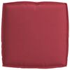 vidaXL Kissen Weinrot 50 x 50 x 12 cm Oxford-Stoff