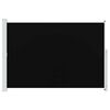 vidaXL Seitenmarkise Ausziehbar 200x300 cm Schwarz