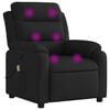 vidaXL Massagesessel Schwarz Stoff