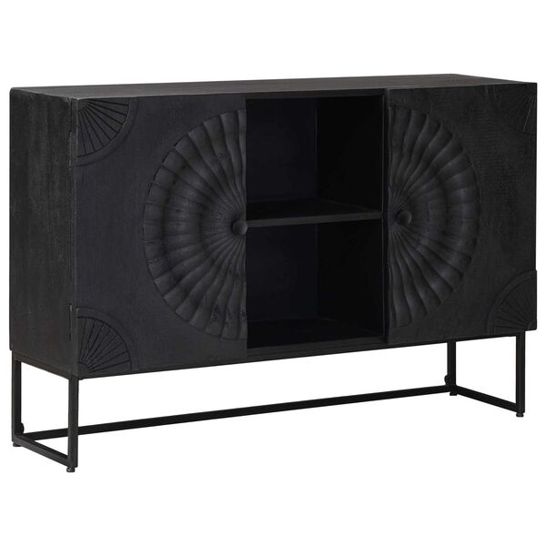 vidaXL Sideboard Schwarz 105 x 30 x 68 cm