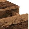 vidaXL Schminktisch mit Regal Altholz 50 x 41 x 135 cm Holzwerkstoff