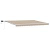 vidaXL Einziehbare Markise Beige 450 x 300 cm Stoff und Stahl