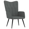 vidaXL Relaxsessel Dunkelgrau Stoff