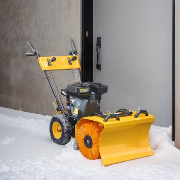 Schneefr&auml;se und Kehrmaschine Kombiger&auml;t Set Benzin 6,5 PS