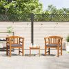 vidaXL Gartenrosen-Lounge-Set mit Kissen 3 pcs Massivholz Akazie