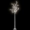 vidaXL Weihnachtsbaum 200 LEDs 1,8 m Kaltwei&szlig; Indoor Outdoor
