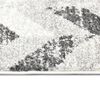 vidaXL Teppich Grau und Wei&szlig; 120 x 170 cm PP