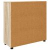 vidaXL Aufbewahrungsschrank Sonoma-Eiche 80 x 31 x 81 cm Holzwerkstoff