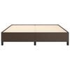 vidaXL Bettgestell Braun 180x200 cm Kunstleder