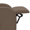 vidaXL Relaxsessel Taupe Stoff
