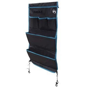 vidaXL Aufbewahrungstasche Schwarz und Blau 91 x 47,5 cm Oxford