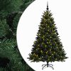 vidaXL K&uuml;nstlicher Weihnachtsbaum mit Weihnachtskugel 210 cm 300 LEDs