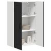 vidaXL K&uuml;chenschrank Kalmar Schwarz 60 x 31 x 100 cm Holzwerkstoff