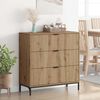 vidaXL Sideboard Artisan-Eiche 79,5 x 33 x 82 cm Holzwerkstoff