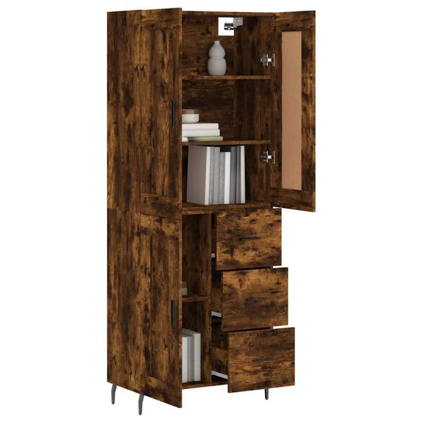 vidaXL Highboard R&auml;uchereiche 69,5x34x180 cm Holzwerkstoff