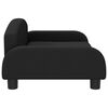 vidaXL Kindersofa Schwarz 70x45x30 cm Stoff