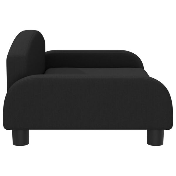 vidaXL Kindersofa Schwarz 70x45x30 cm Stoff